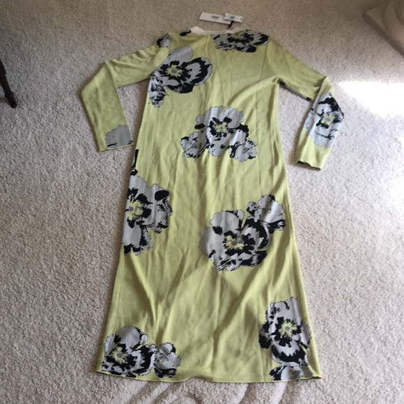 NWT Authentic Designer Prabal Gurung Floral knit knee length Dress - Picture 2 of 15